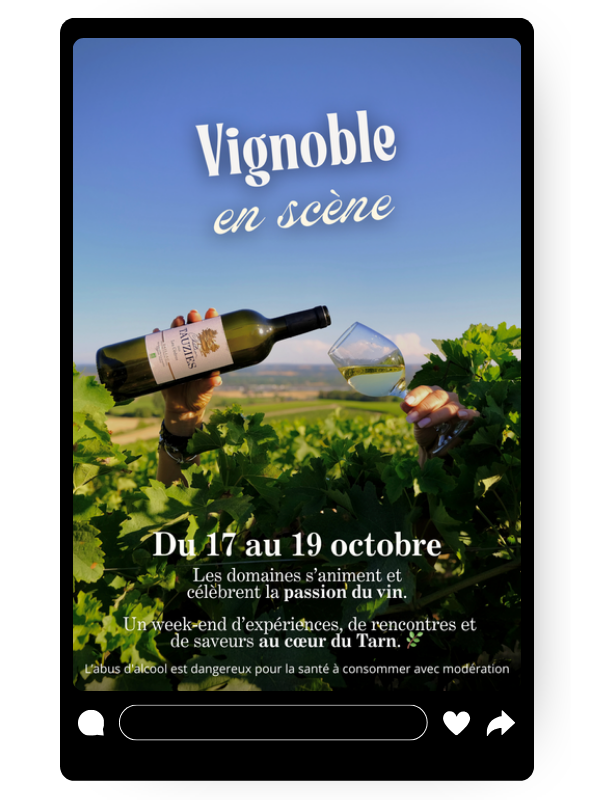 Story Vignoble en scène Château de Tauziès