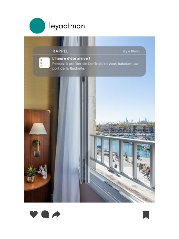 Post de l'hôtel le Yachtman